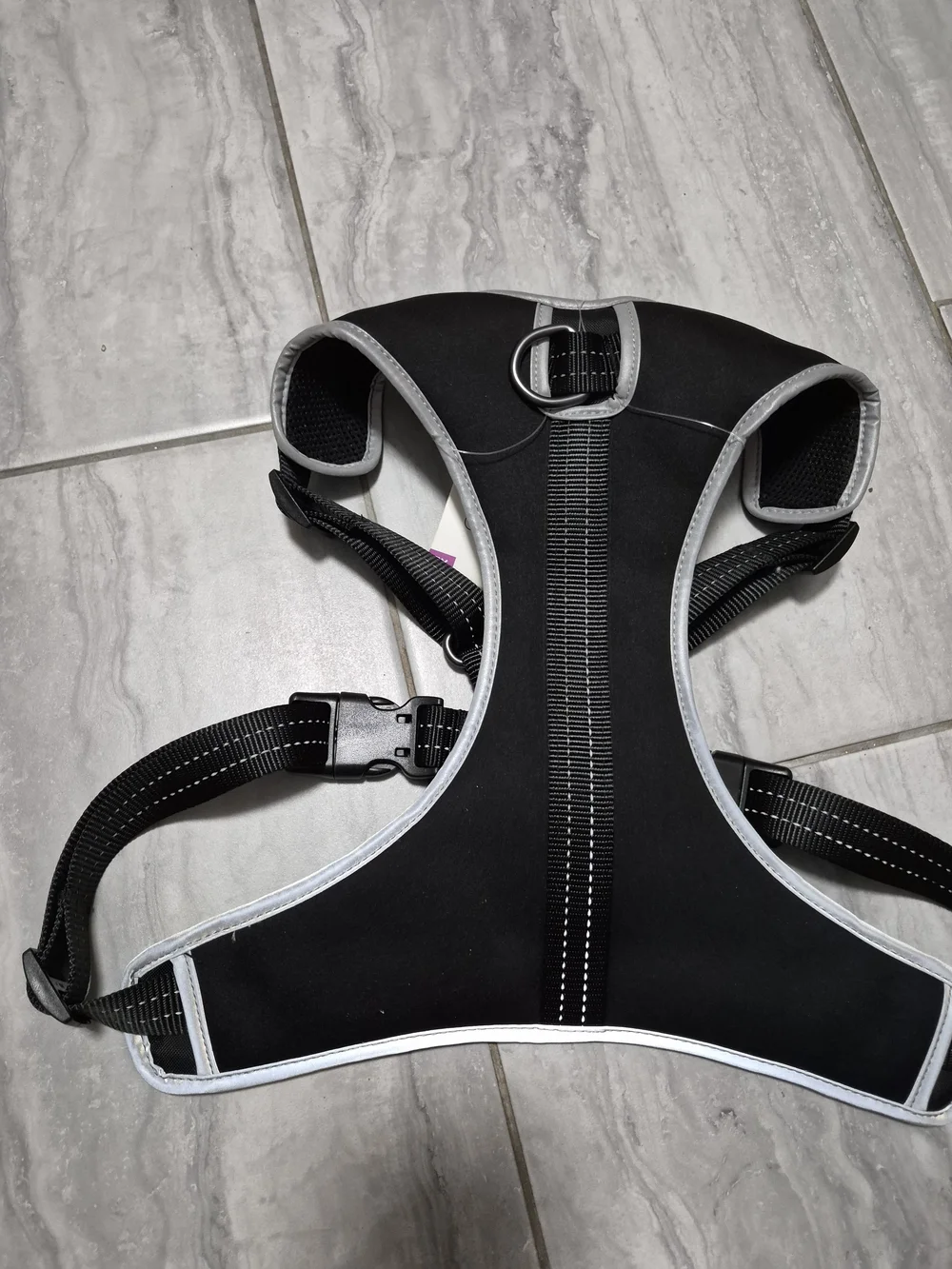 Boots & Barkley Ajustable Reflective Dog Harness Black Up To 90 Lbs XL